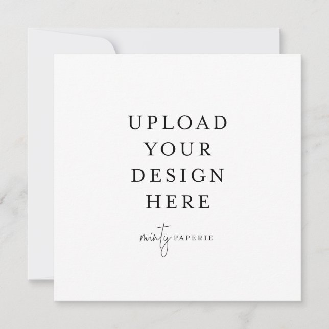 Convite Quadrado de 5,25" x 5,25" (Frente)