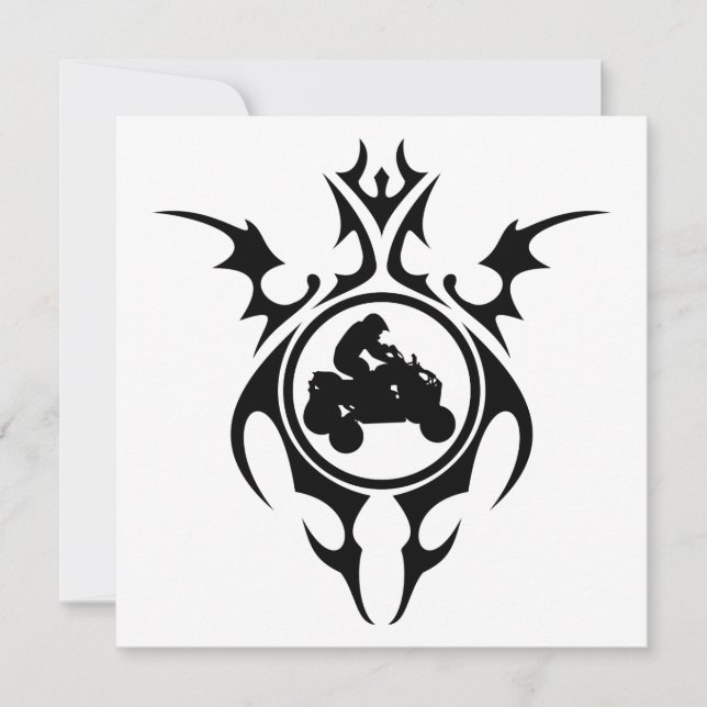 Convite quadras tribais (Frente)