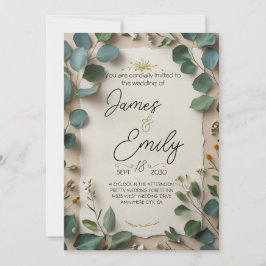 Convite Quadro Botânico Eucalyptus