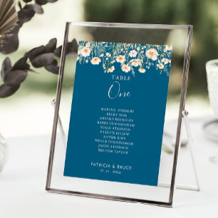 Convite Quadro Clássico de Flores Selvagens Número 1 Gráfi