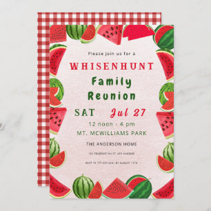 Convite Quadro das Melancias de Verão   Controla a união f