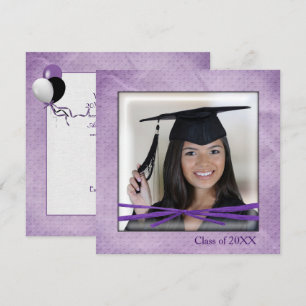 Convite Quadro de fotografias de graduação de pontos em 