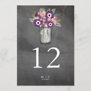 Convite Quadro De Jardins Roxos Número do quadro