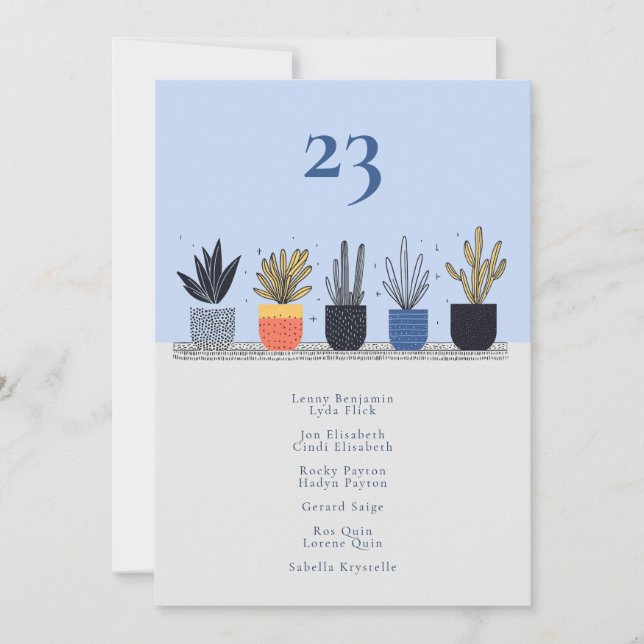 Convite Quadro de número de lugares da fábrica de construç (Frente)