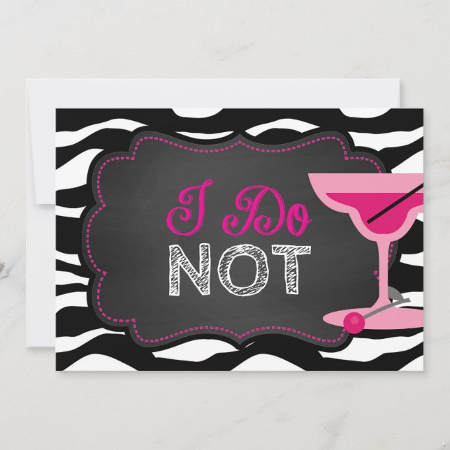 Convite Quadro do Partido Divorciário (Frente)