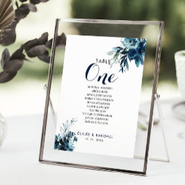 Convite Quadro Floral de Aquarela Número 1 Gráfico de Luga