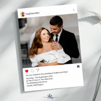 Quadro Instagram Moderno para Foto Personalizada d