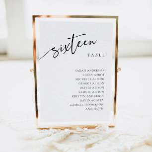 Convite Quadro n.o 16 Placa Gráfico de Seções