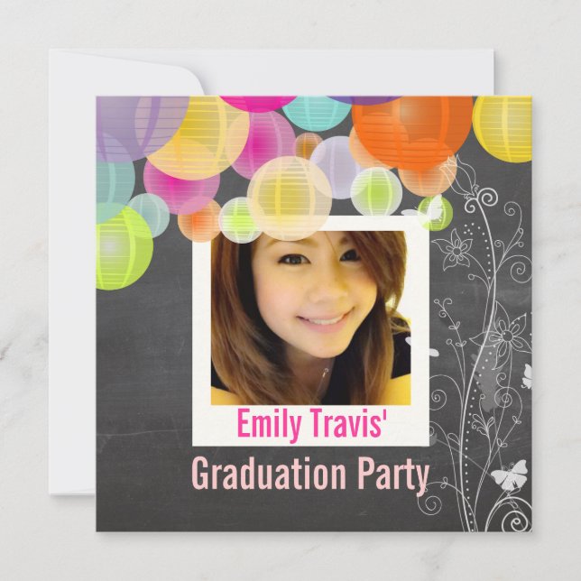 Convite Quadro PixDezines, fiesta para festa ao ar livre (Frente)