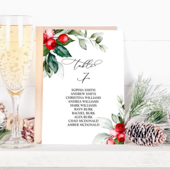 Convite Quadro Verde Natal Número 7 Quadro Sentado (Criador carregado)