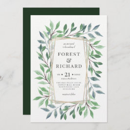 Convite Quadro Woodland