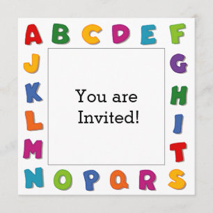 Convite Quadros das letras