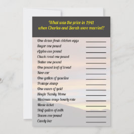 Convite Qual foi o jogo de preços? | Sindicato familiar Su