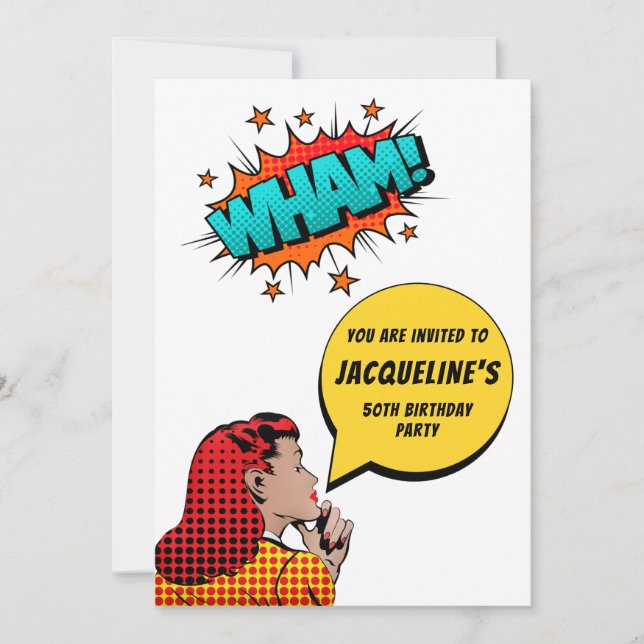 Convite Qualquer Aniversário Engraçado (Frente)