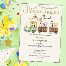 Qualquer Comboio De Animais Cute Chugga