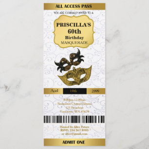 Convite qualquer idade, 60 anos, Mulher de Aniversário do 