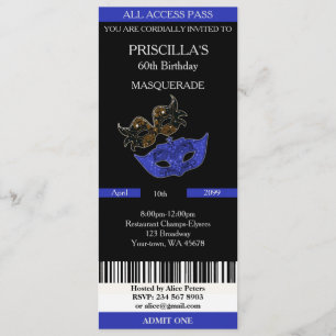 Convite qualquer idade, 60 anos, Mulher de Aniversário do