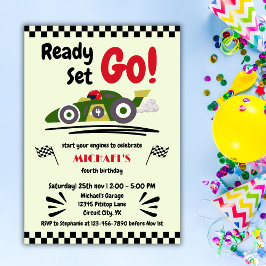 Convite Qualquer Idade Preparada Para Aniversário, Ir Carr