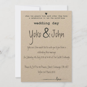 Convite Quando duas pessoas se amam