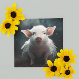 Convite Quando os porcos voam