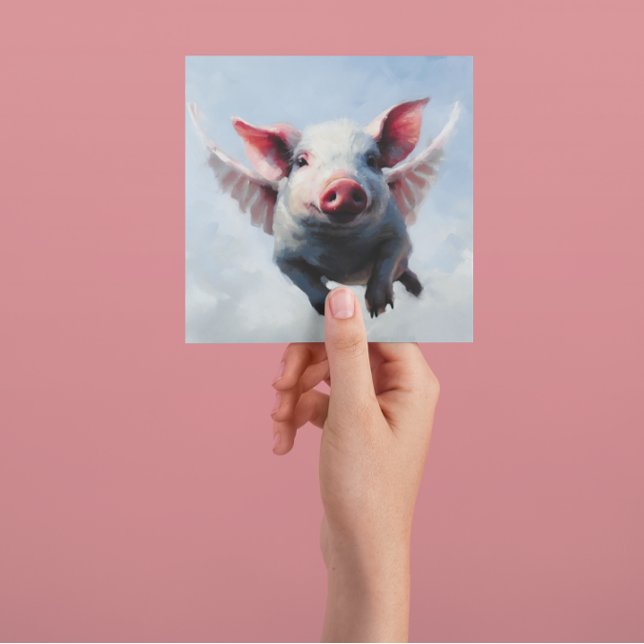 Convite Quando os porcos voam (Criador carregado)