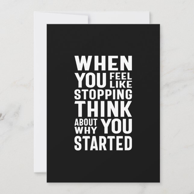 Convite Quando Você Quer Parar De Pensar Sobre Por Que Voc (Frente)