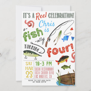 Convite Quarta Aniversário de Pesca