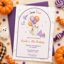 Quatro Aniversário Fa-Boo-Lous de Halloween