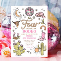 Quatro o amor pela vaqueira Rodeo Disco Aniversári