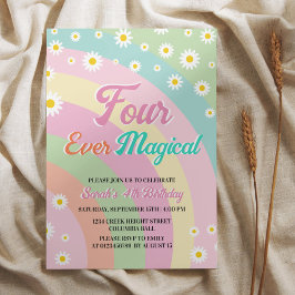 Convite Quatro Vezes Magos - Arco-Íris do Unicórnio