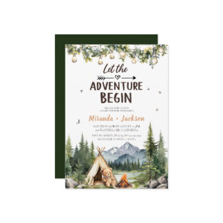 Convite Que a aventura comece