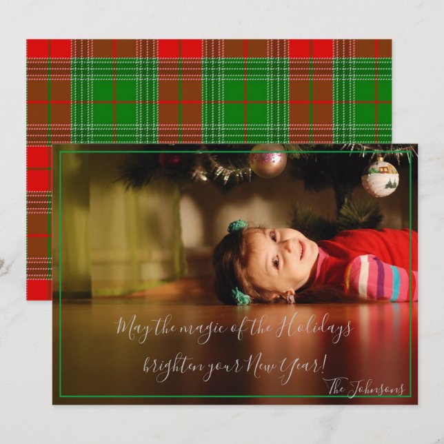 Convite Que a mágica dos feriados (Frente/Verso)