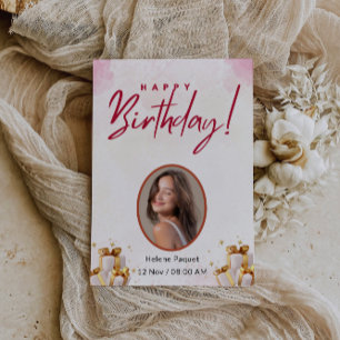 Convite Que as velas do seu bolo brilhem muito