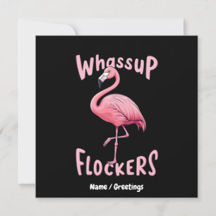 Convite Que Bloqueadores Flamingo Design A Flincríveis