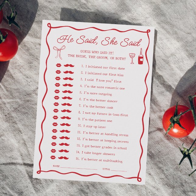 Convite Que Chá de panela Ele Disse Que Ela Disse Jogo (Criador carregado)