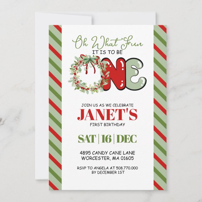 Convite Que Diversão É Ser Um (Frente)