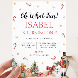 Convite Que Diversão Festa de Aniversário de Natal