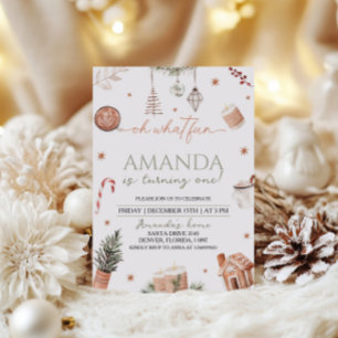 Convite Que Feliz Natal Primeiro Aniversário