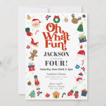 Que Festa de aniversário de inverno divertida