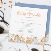 Queda Azul Laranja Cor d'água Pumpkins Baby Sprink