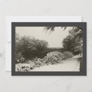 Convite Queda de neve II do inverno do zen