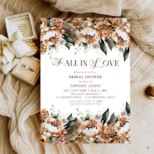 Convite Queda do Chá de panela Floral de Amor