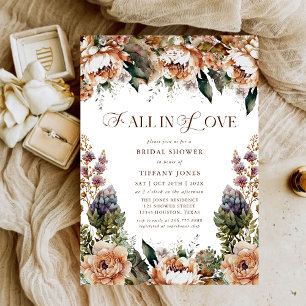 Convite Queda do Chá de panela Floral de Amor