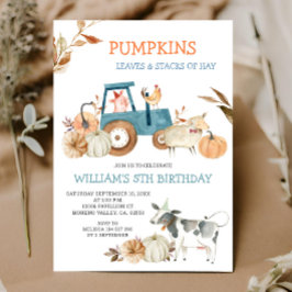 Convite Queda Fazenda de abóbora