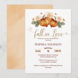 Convite Queda Floral No Amor Chá de panela Cardíaco Da Abó