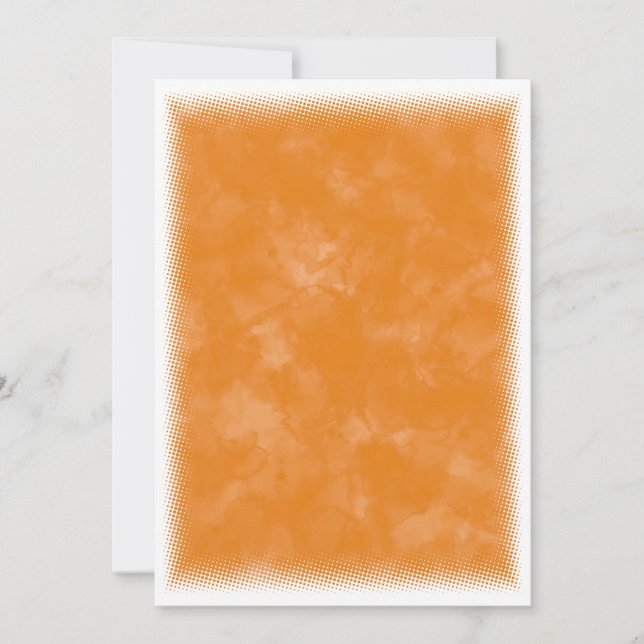 Convite Queda Fundo do Chá de fraldas de Aquarela (Frente)