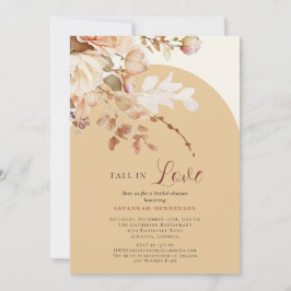 Convite Queda Neutra Quente No Chá de panela Floral De Amo
