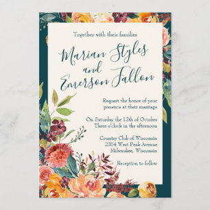 Convite Queda no amor