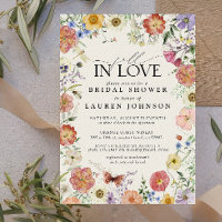 Queda no Amor Chá de panela de Moldura Floral de F