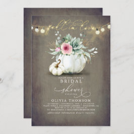 Convite Queda no amor Suculta Pumpkins Chá de panela Inv